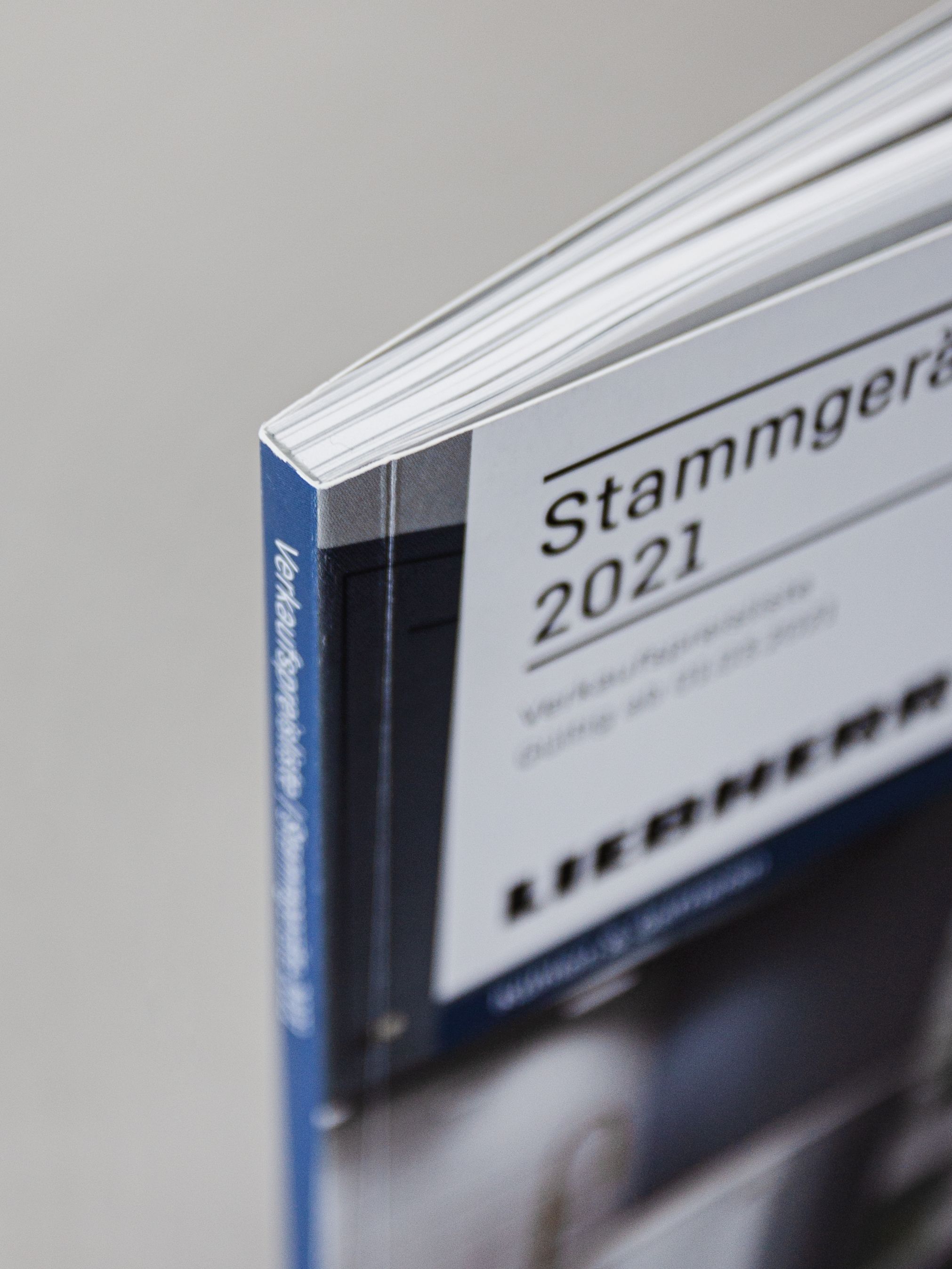 Detailaufnahme einer Klebebindung