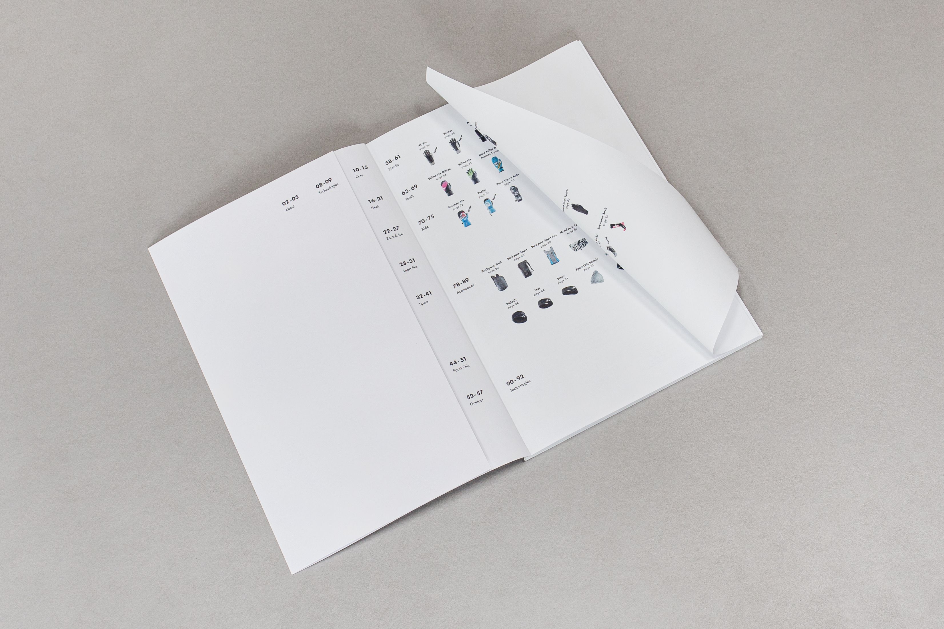 Klebebindung mit bündigen Umschlagausklappern