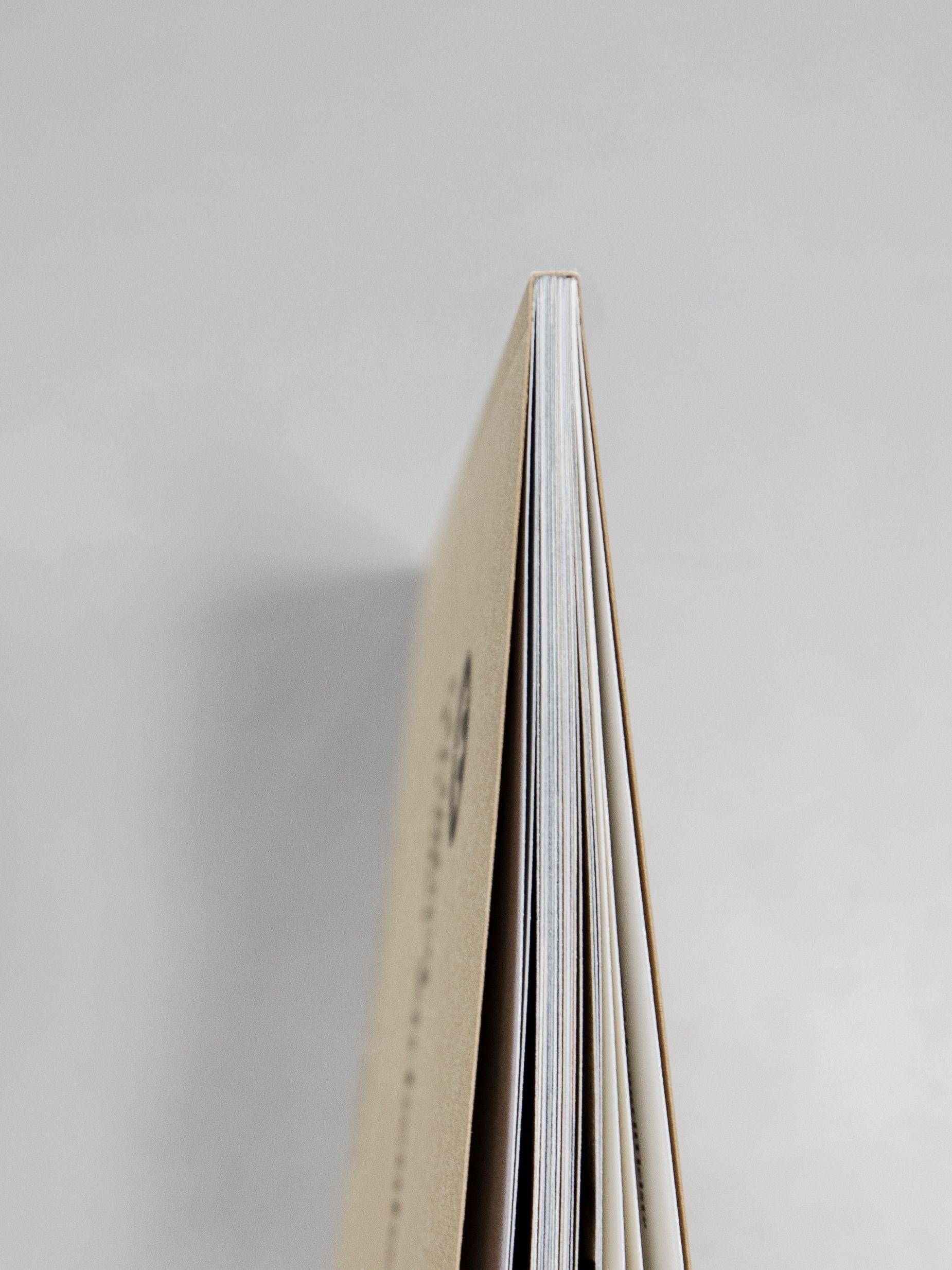 Detailaufnahme einer Klebebindung